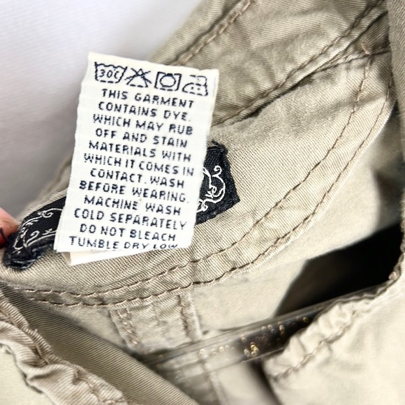 SUPPLIES |🫒Olive Army Green Button-Up Long-Sleeved Military Washed Worn Jacket - Picture 16 of 16